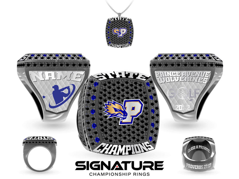 2021 Hot Rods High-A East Championship Partner Ring